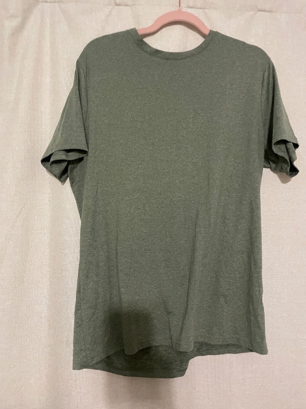 Algo work out tee shirt short sleeve green
